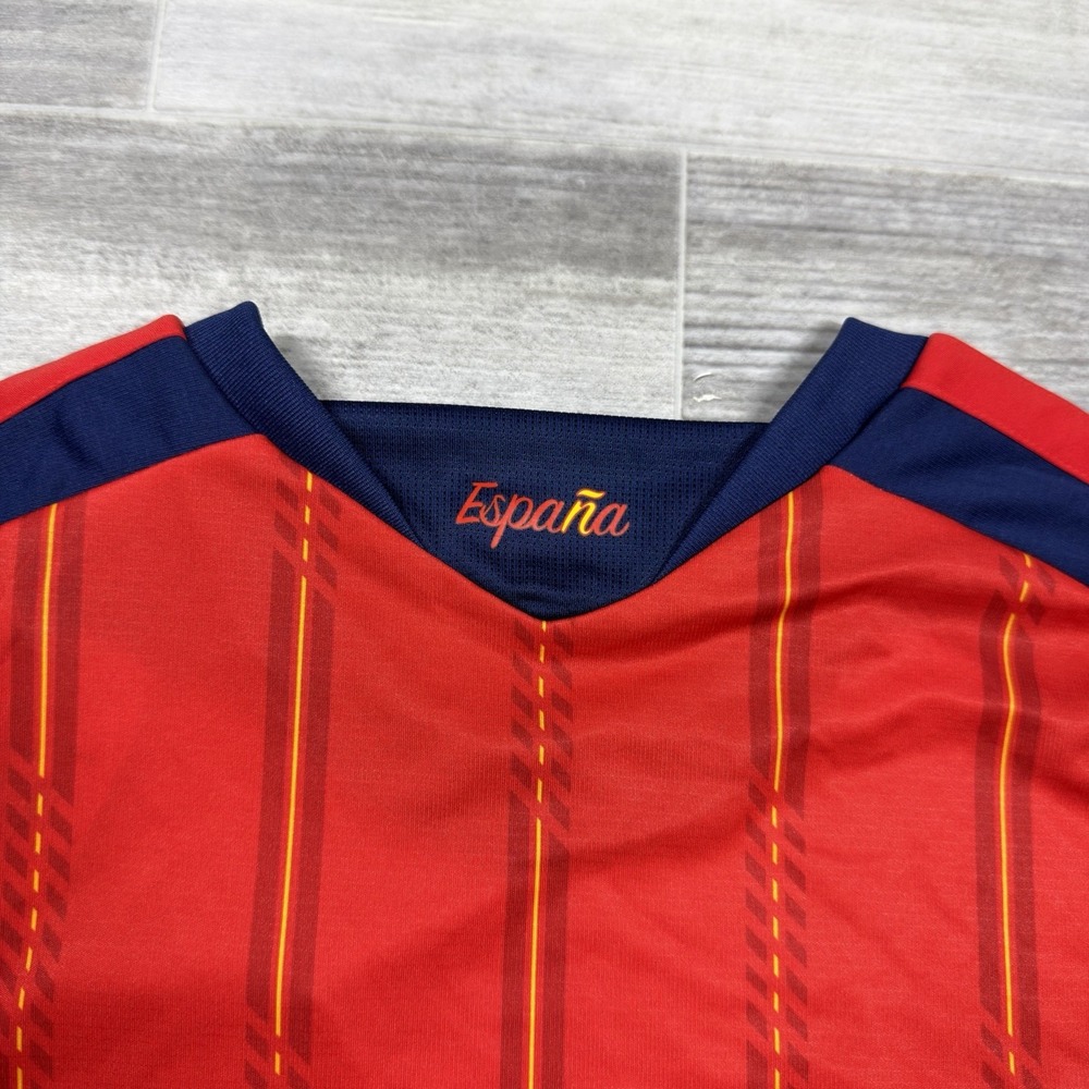 Adidas Spain 2026 World Cup National Team Men's Medium Vivid Red Jersey JN4390 - Picture 10 of 11
